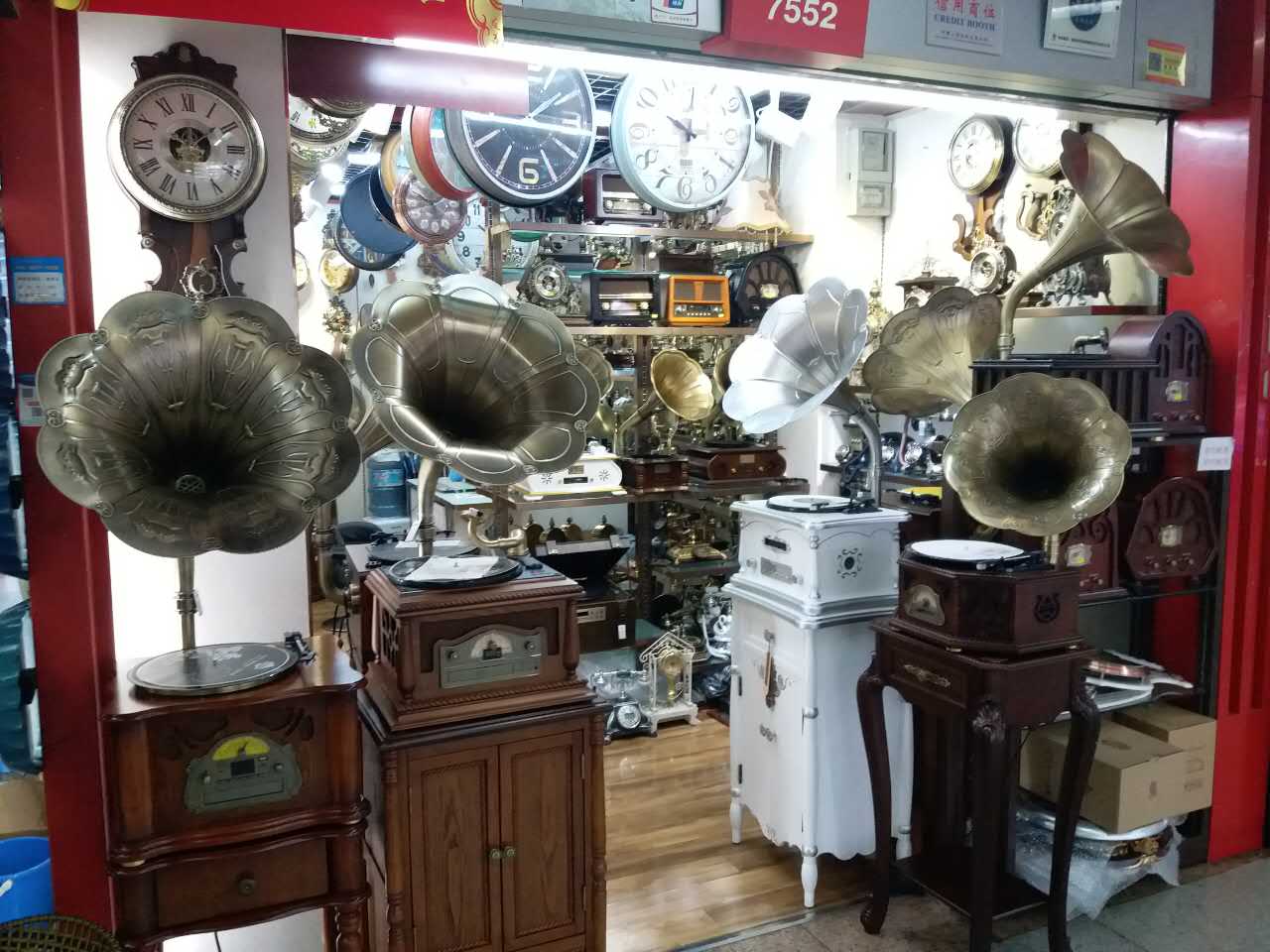 Retail storefront display inside Yiwu market District 1