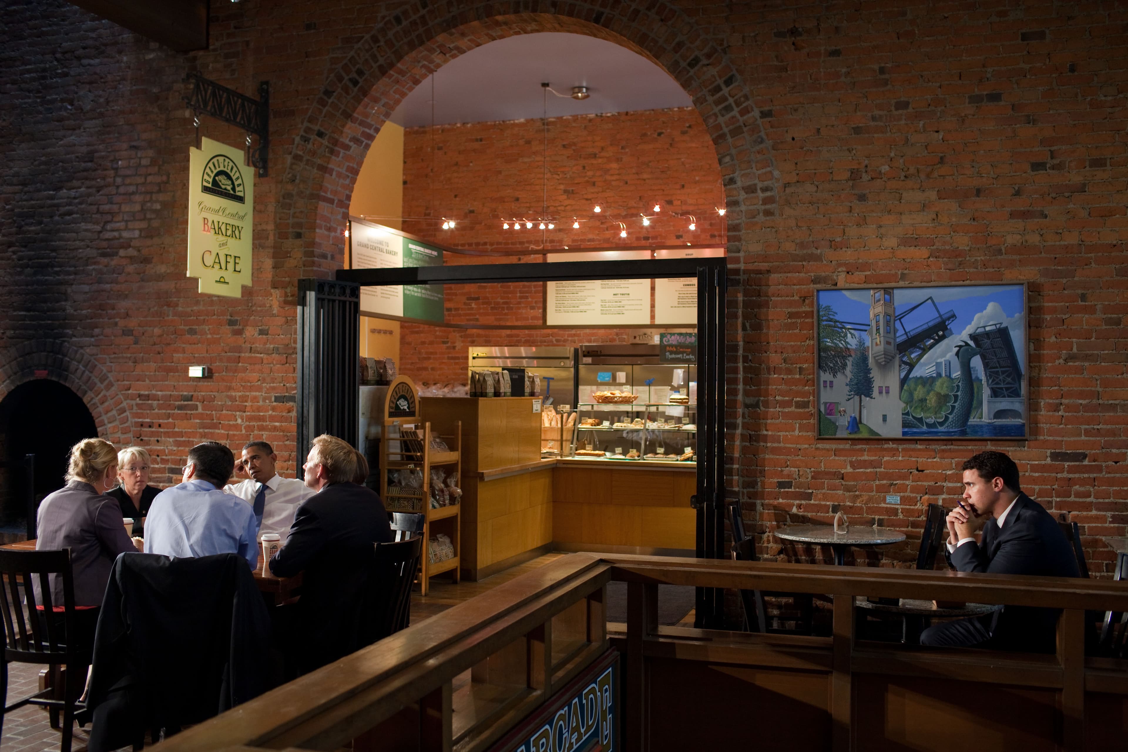 Business round table meeting with small business owners and advisors