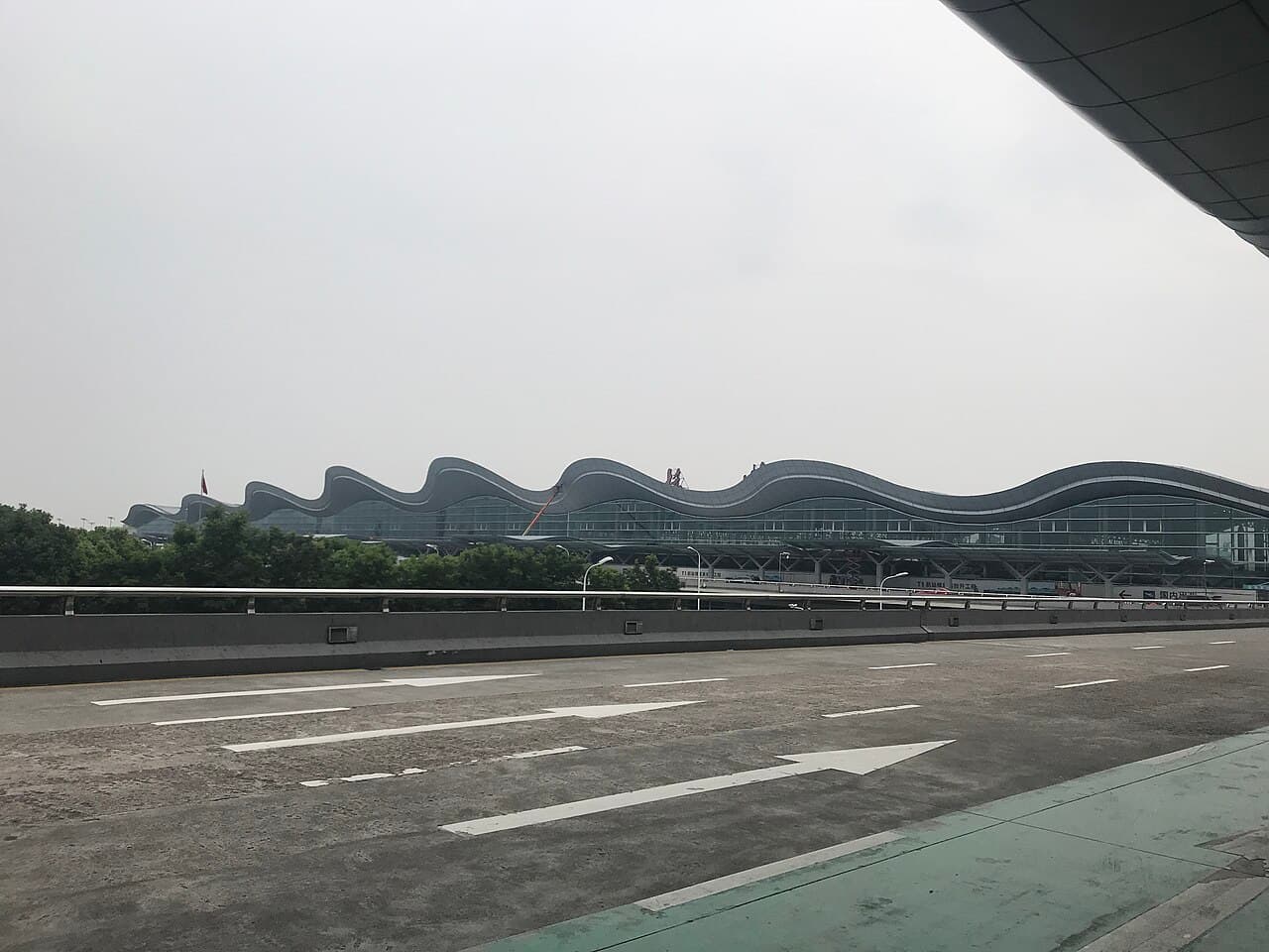 Main terminal building at Hangzhou Xiaoshan International Airport